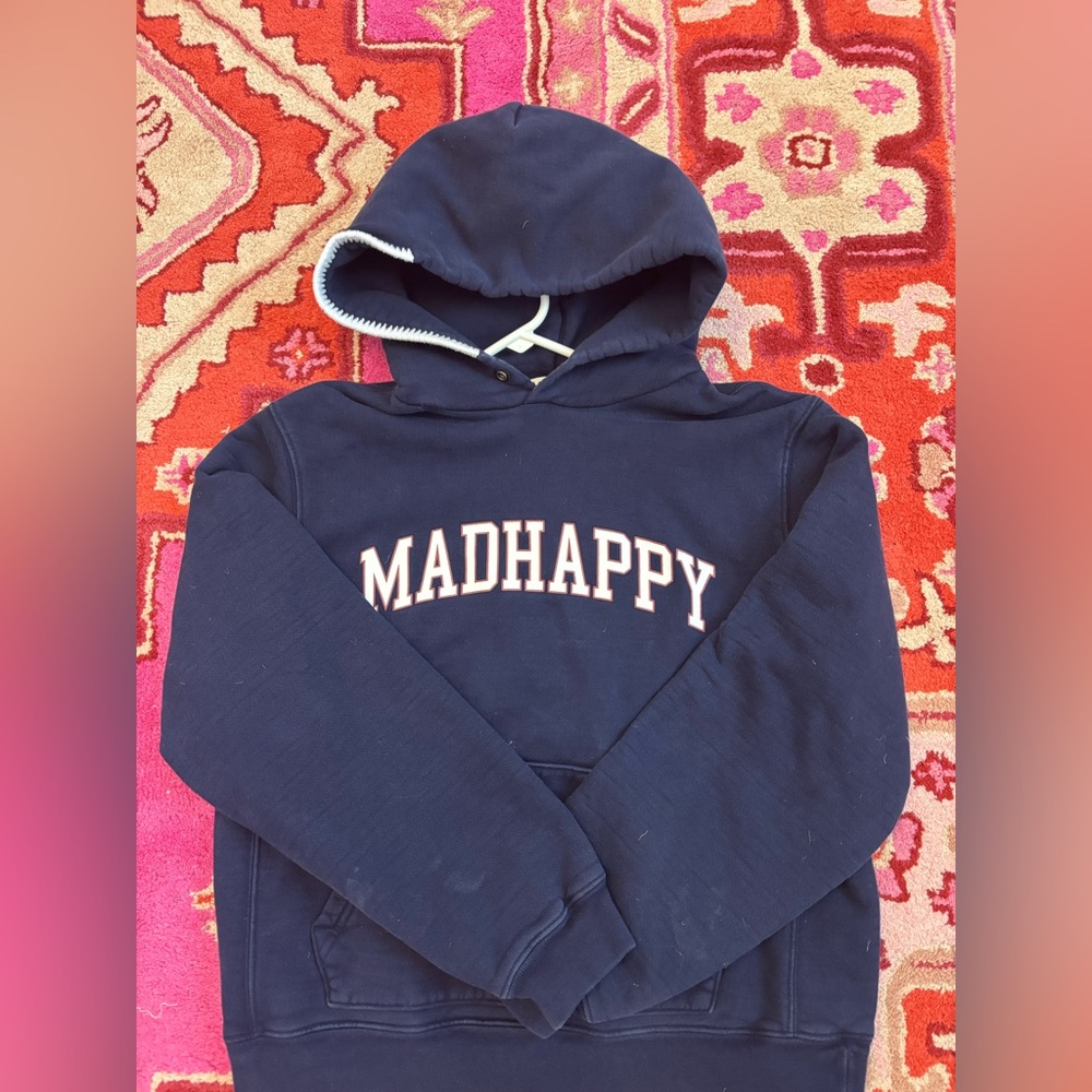 navy madhappy hoodie